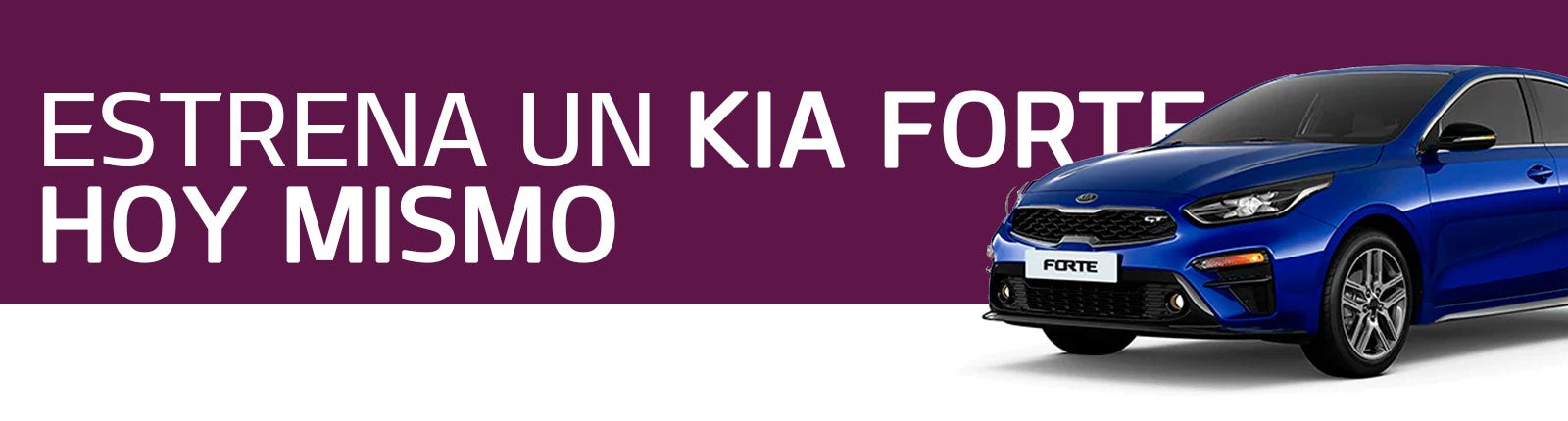Banner Kia Forte 150
